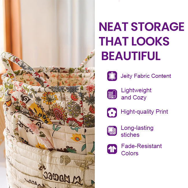 Be Still With God Quilted Storage Basket GFTOHNL2812
