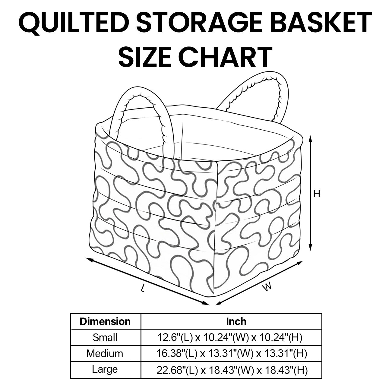 Trust In The Lord Quilted Storage Basket GFTOHNL2809