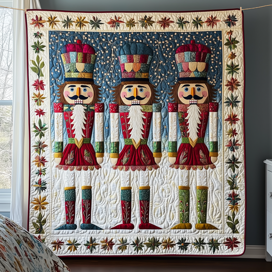 Christmas Nutcracker Quilted Blanket GFTOAB007