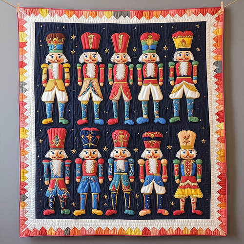 Christmas Nutcracker Quilted Blanket GFTOAB013