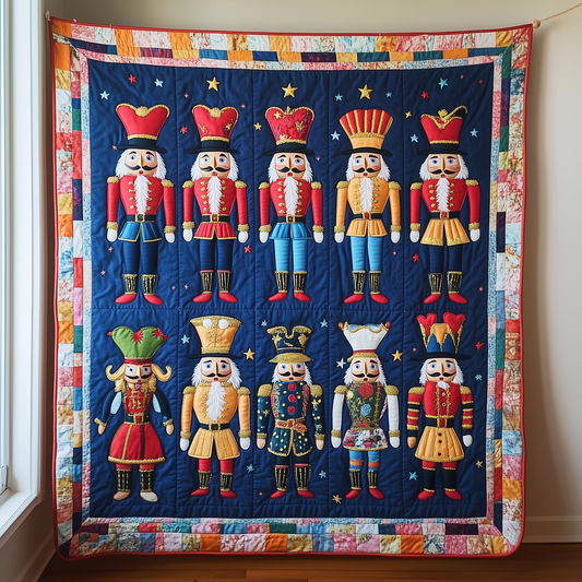 Christmas Nutcracker Quilted Blanket GFTOAB018