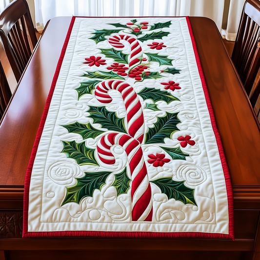 Candy Canes Quilted Table Runner GFTOAB1157