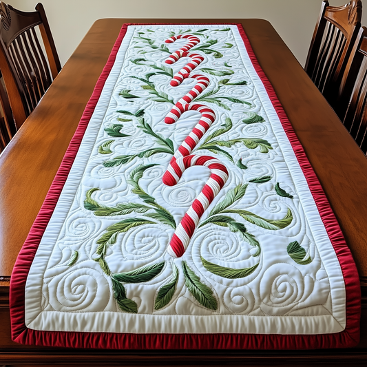 Candy Canes Quilted Table Runner GFTOAB1159