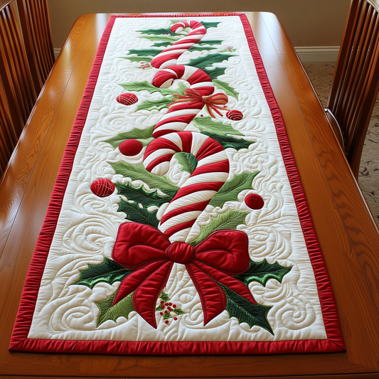 Candy Canes Quilted Table Runner GFTOAB1161