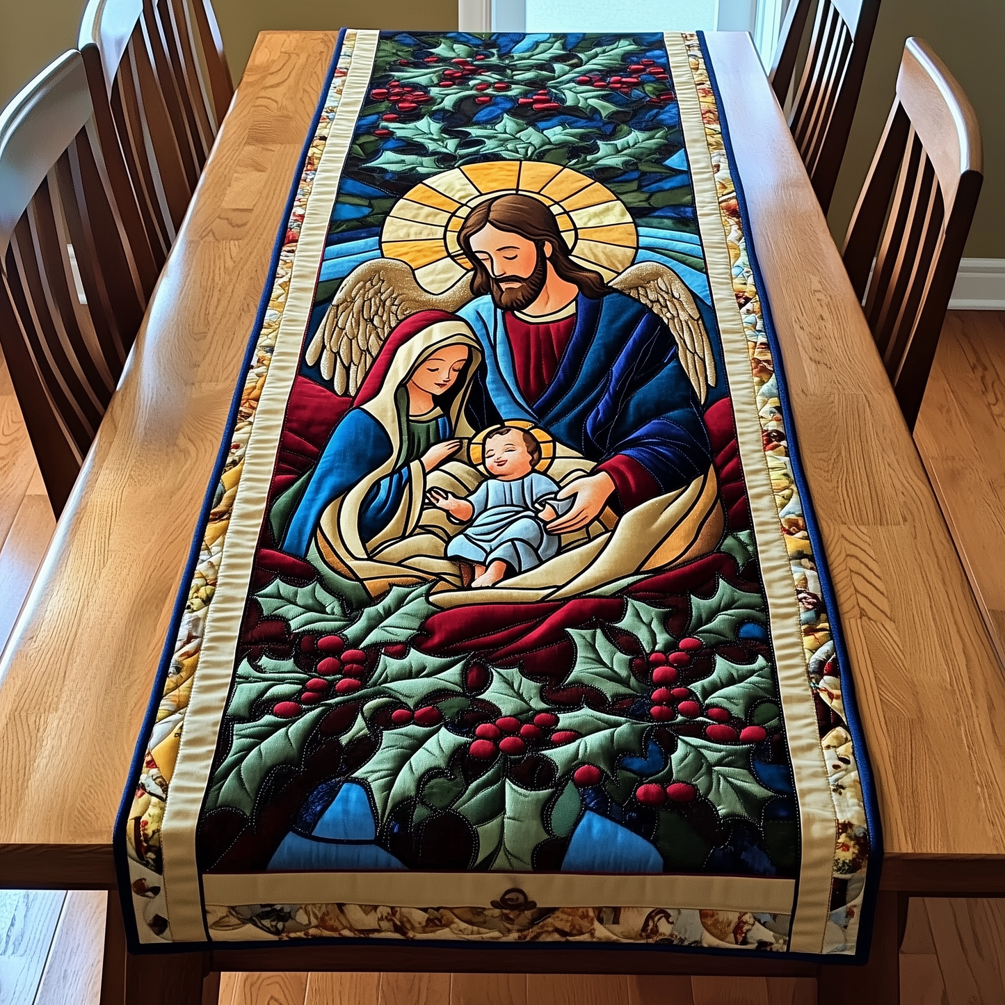 Nativity Quilted Table Runner GFTOAB1229