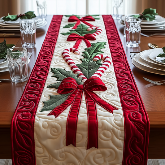 Candy Canes Quilted Table Runner GFTOAB1722