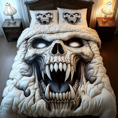 Song of Death 3-Piece Quilted Bedding Set GFTOAB1833