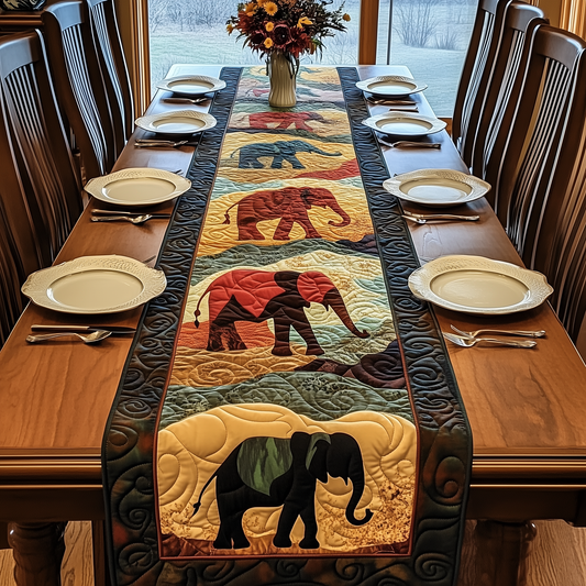 Mighty Elephant Quilted Table Runner GFTOAB2060