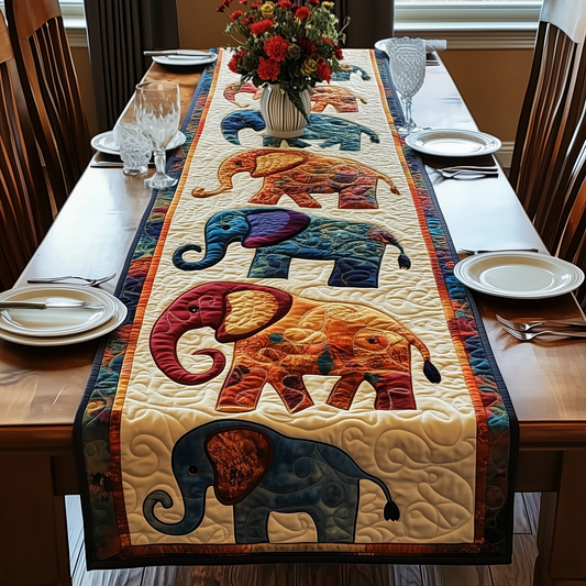 Mighty Elephant Quilted Table Runner GFTOAB2065