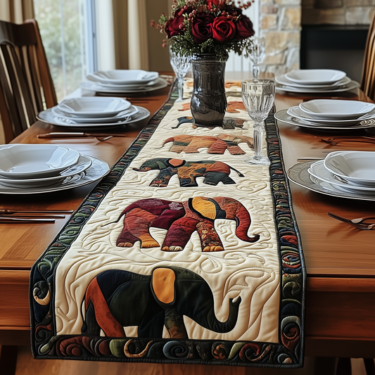 Mighty Elephant Quilted Table Runner GFTOAB2068