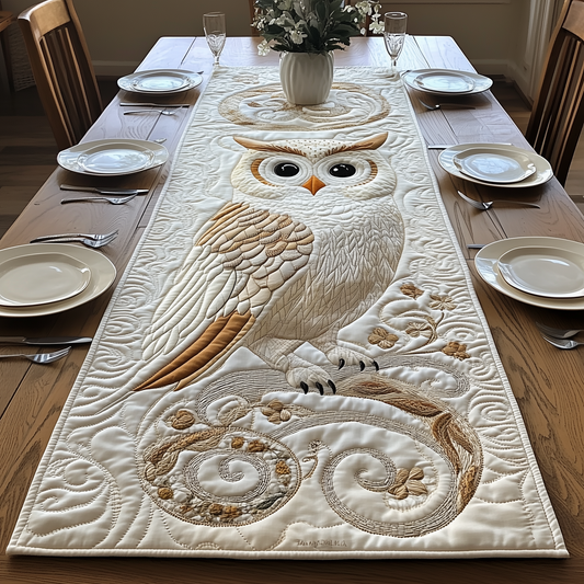 Winter Owl Quilted Table Runner GFTOAB2324