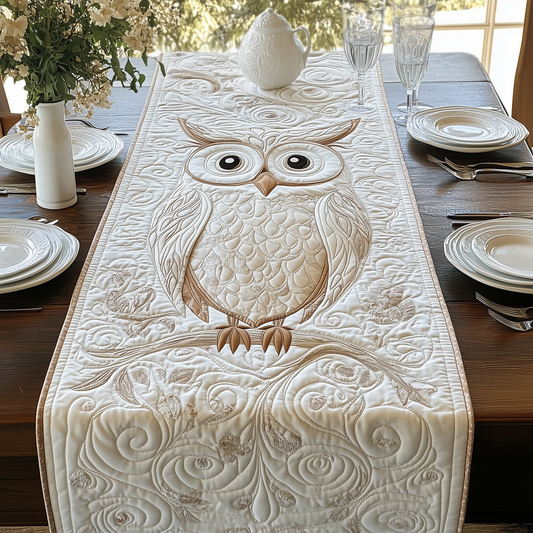 Winter Owl Quilted Table Runner GFTOAB2328