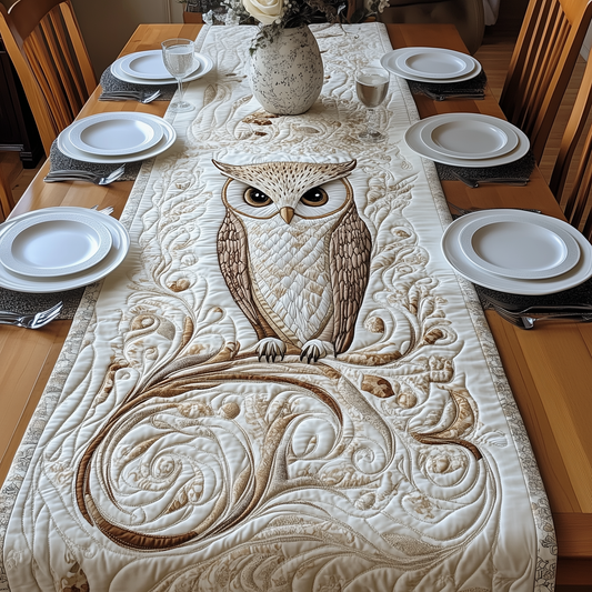 Winter Owl Quilted Table Runner GFTOAB2330