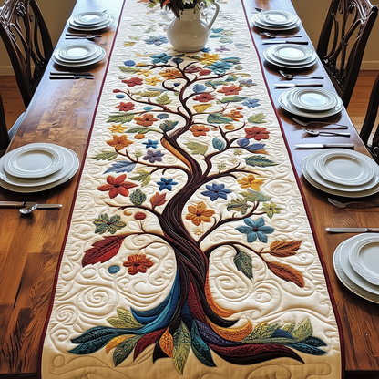 Stunning Tree Of Life Quilted Table Runner GFTOAB2381