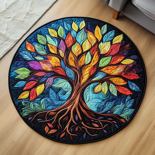 Tree Of Life Quilted Round Mat GFTOAB2422