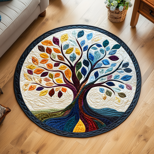 Tree Of Life Quilted Round Mat GFTOAB2425