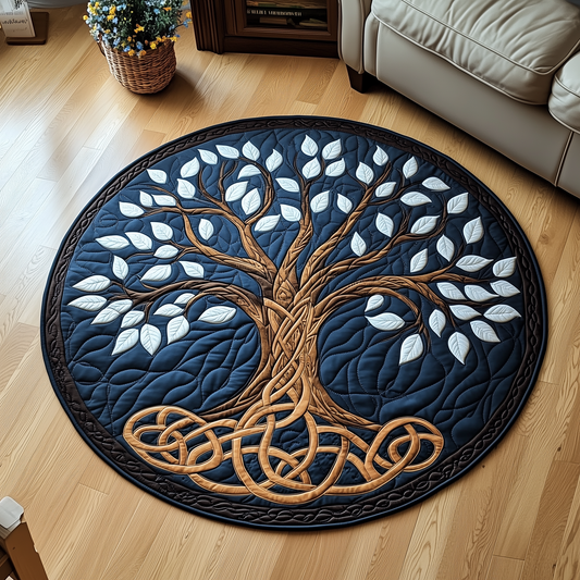 Tree Of Life Quilted Round Mat GFTOAB2427