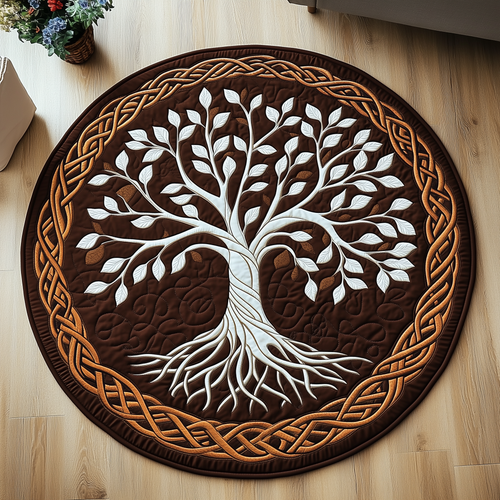 Tree Of Life Quilted Round Mat GFTOAB2431