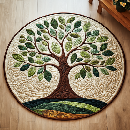 Tree Of Life Quilted Round Mat GFTOAB2433