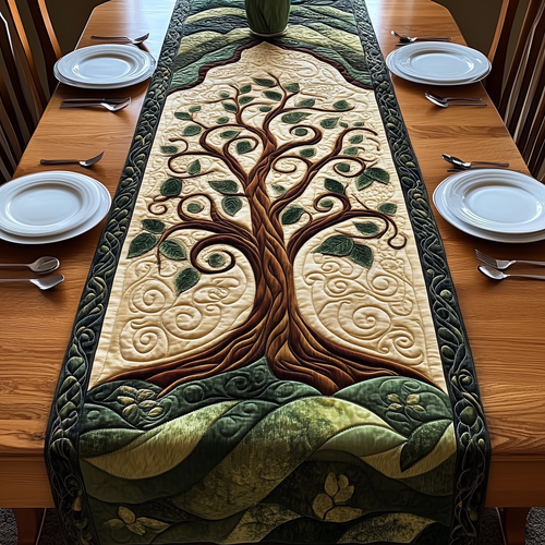 Tree Of Life Quilted Table Runner GFTOAB2578