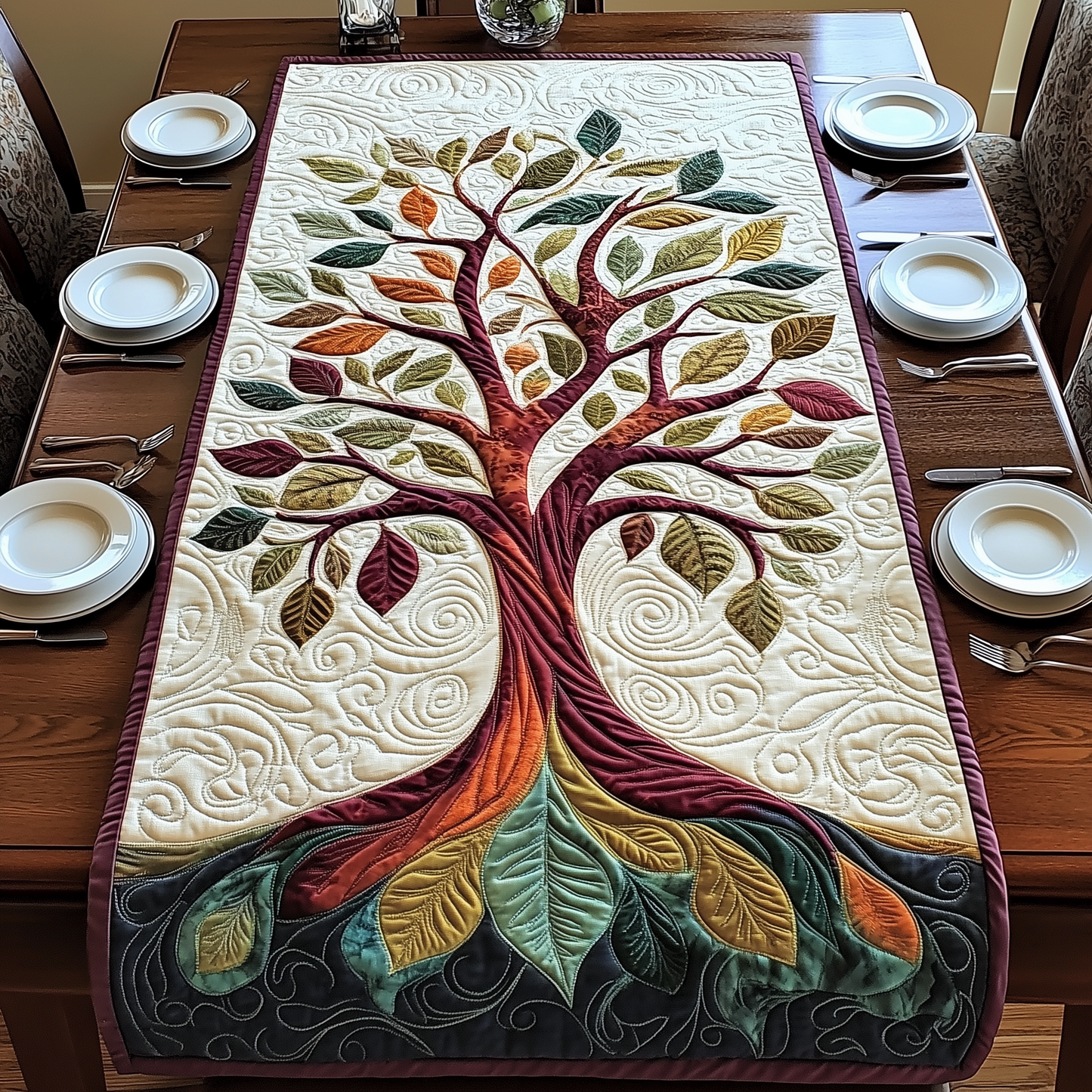 Tree Of Life Quilted Table Runner GFTOAB2583