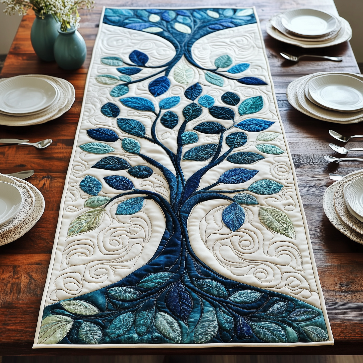 Tree Of Life Quilted Table Runner GFTOAB2588