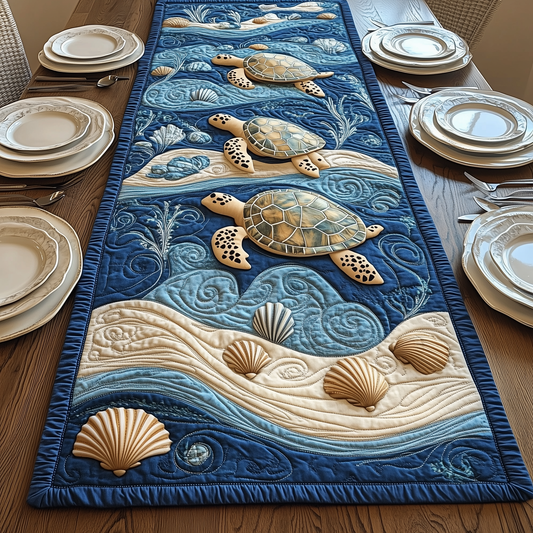 Sea Turtles Quilted Table Runner GFTOAB2665