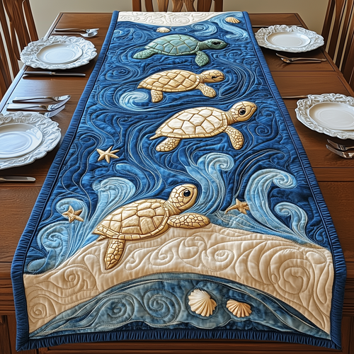 Sea Turtles Quilted Table Runner GFTOAB2666