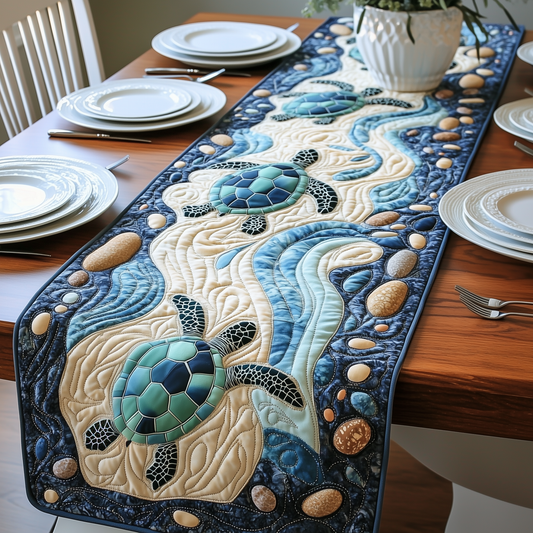 Sea Turtles Quilted Table Runner GFTOAB2670