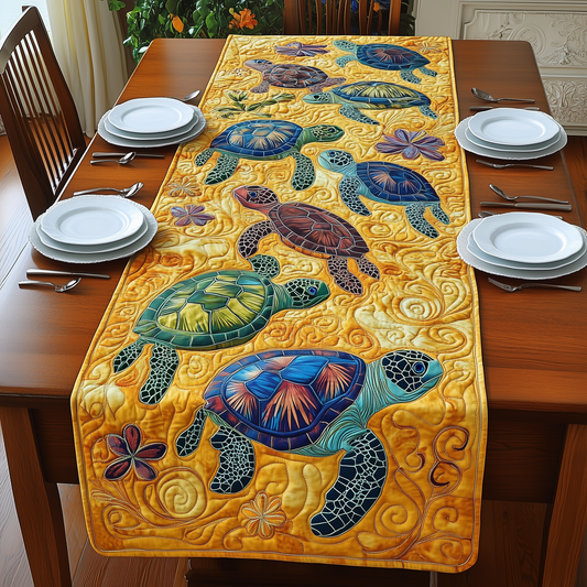 Sea Turtles Quilted Table Runner GFTOAB2671