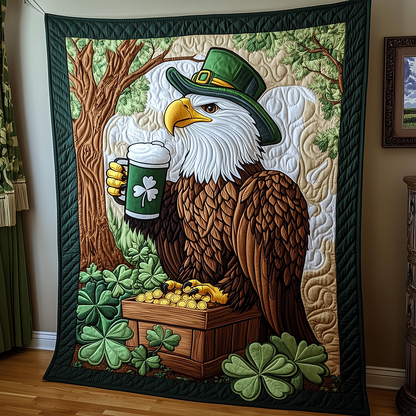 Celebrate St Patrick Day Quilted Blanket GFTOAB2780