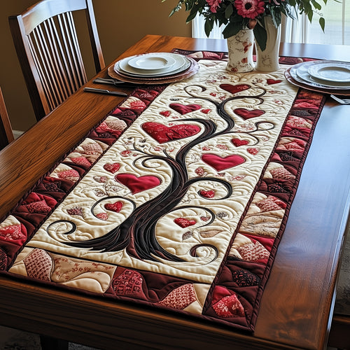 Tree Of Heart Quilted Table Runner GFTOAB2833