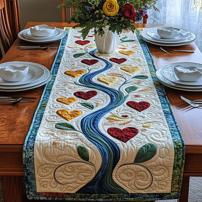 Tree Of Heart Quilted Table Runner GFTOAB2836