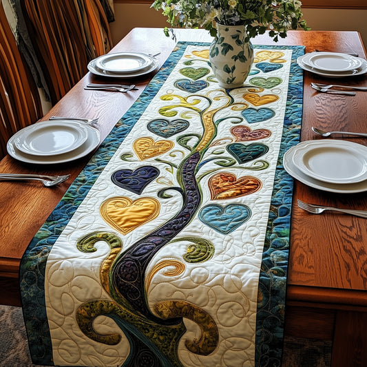 Tree Of Heart Quilted Table Runner GFTOAB2837