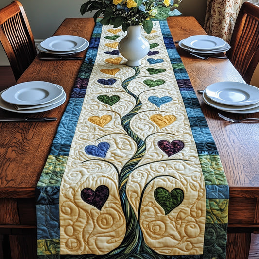 Tree Of Heart Quilted Table Runner GFTOAB2838