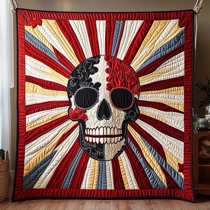 Solar Skull Quilted Blanket GFTOAB3001