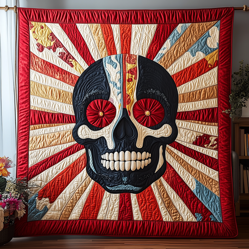 Solar Skull Quilted Blanket GFTOAB3002