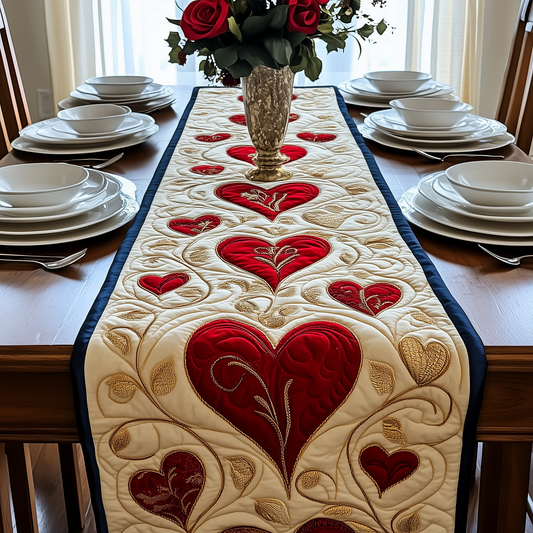 Blossoms of Love Quilted Table Runner GFTOAB3070