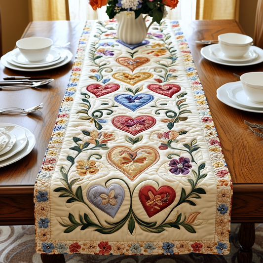 Love Among the Flowers Quilted Table Runner GFTOAB3079