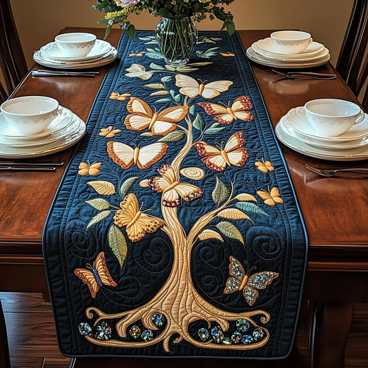 Tree Of Butterflies Quilted Table Runner GFTOAB3152