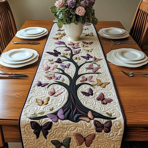 Tree Of Butterflies Quilted Table Runner GFTOAB3156