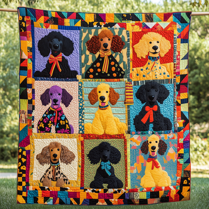 Poodle Quilted Blanket GFTOAB315