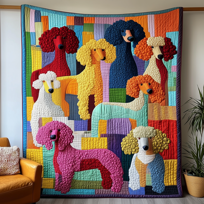 Poodle Quilted Blanket GFTOAB318