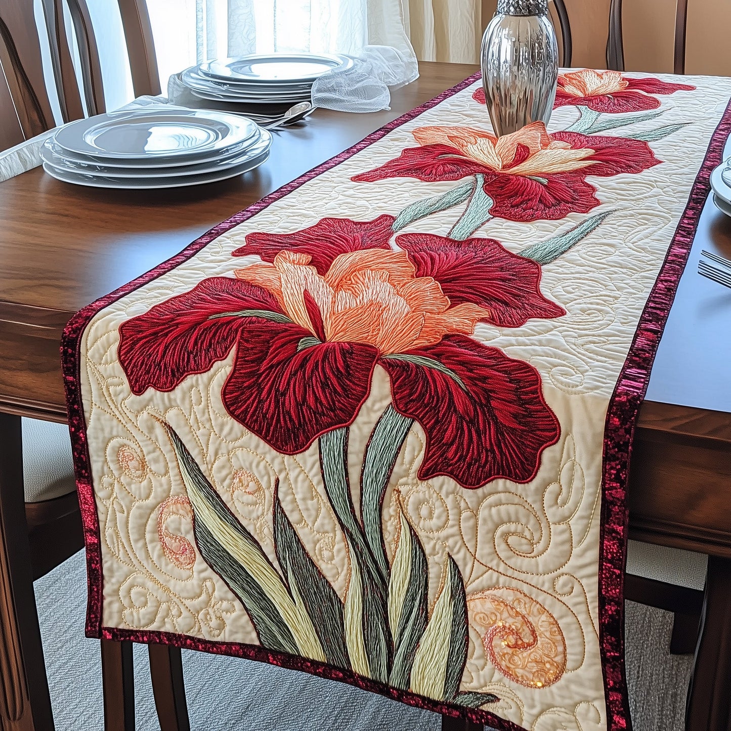 Iridescent Beauty Quilted Table Runner GFTOAB3195