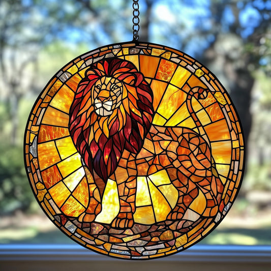 Guardian of the Sun Stained Glass Suncatcher GFTOAB4018