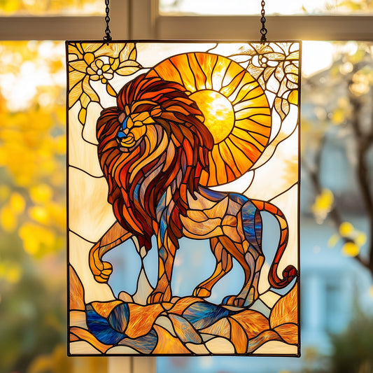 Guardian of the Sun Stained Glass Suncatcher GFTOAB4019