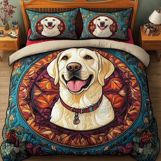 Labrador 3-Piece Quilted Bedding Set GFTOAB421