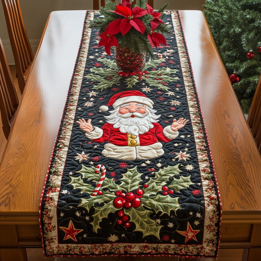 Santa's Festive Feast Quilted Table Runner GFTOHD126