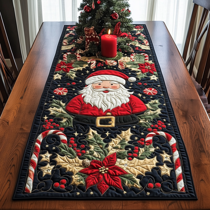 Santa's Festive Feast Quilted Table Runner GFTOHD127