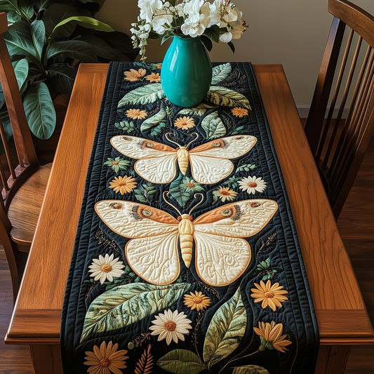 Butterfly Blooming Garden Quilted Table Runner GFTOHD1808